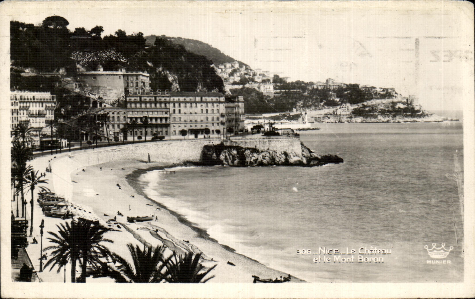 CPA Niza el castillo y el montaje