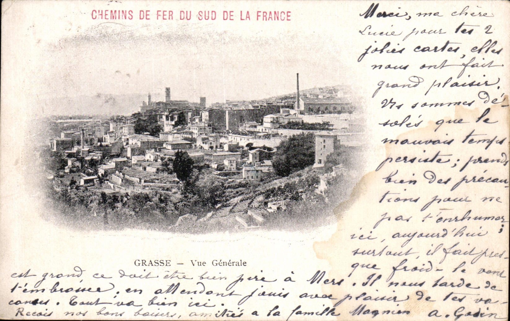 CPA Railroads meridional de la opinion grasa de Francia