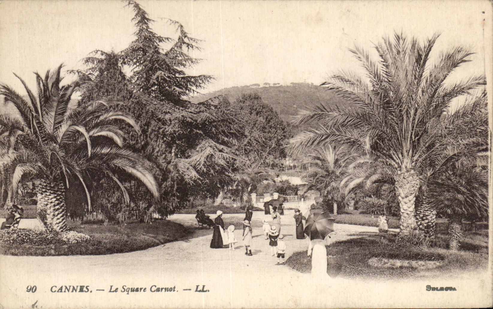 CPA Cannes the Carnot Public garden