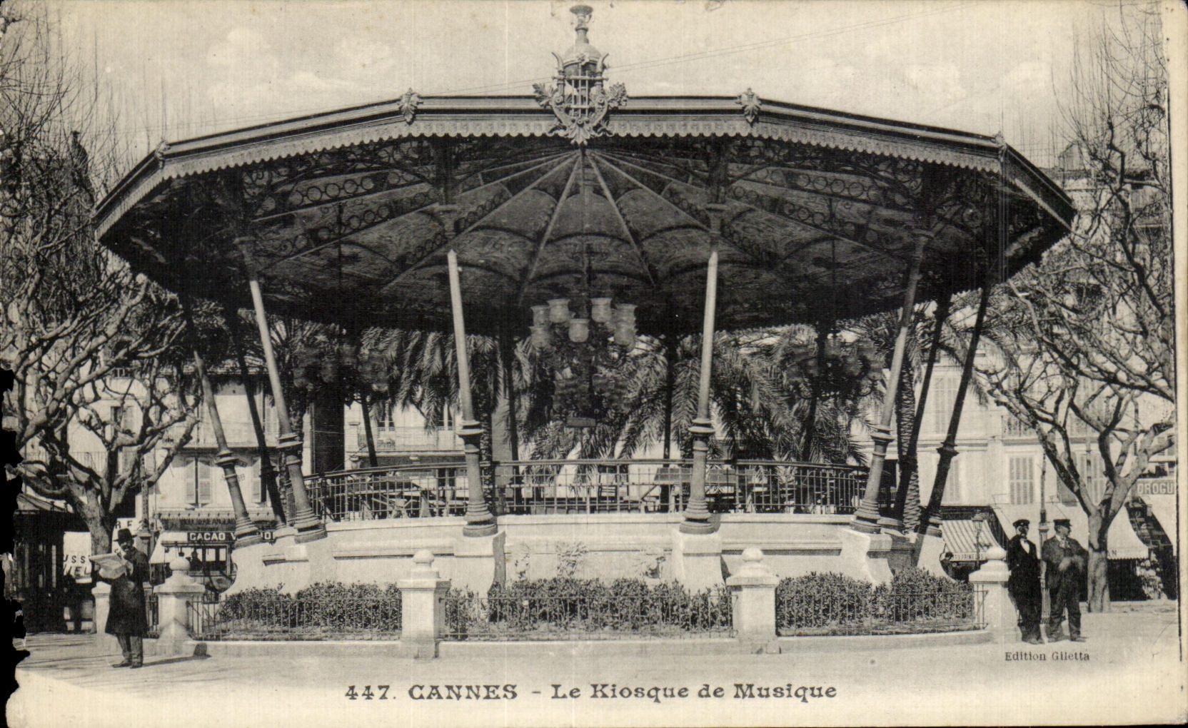 CPA Cannes the Kiosk of Music