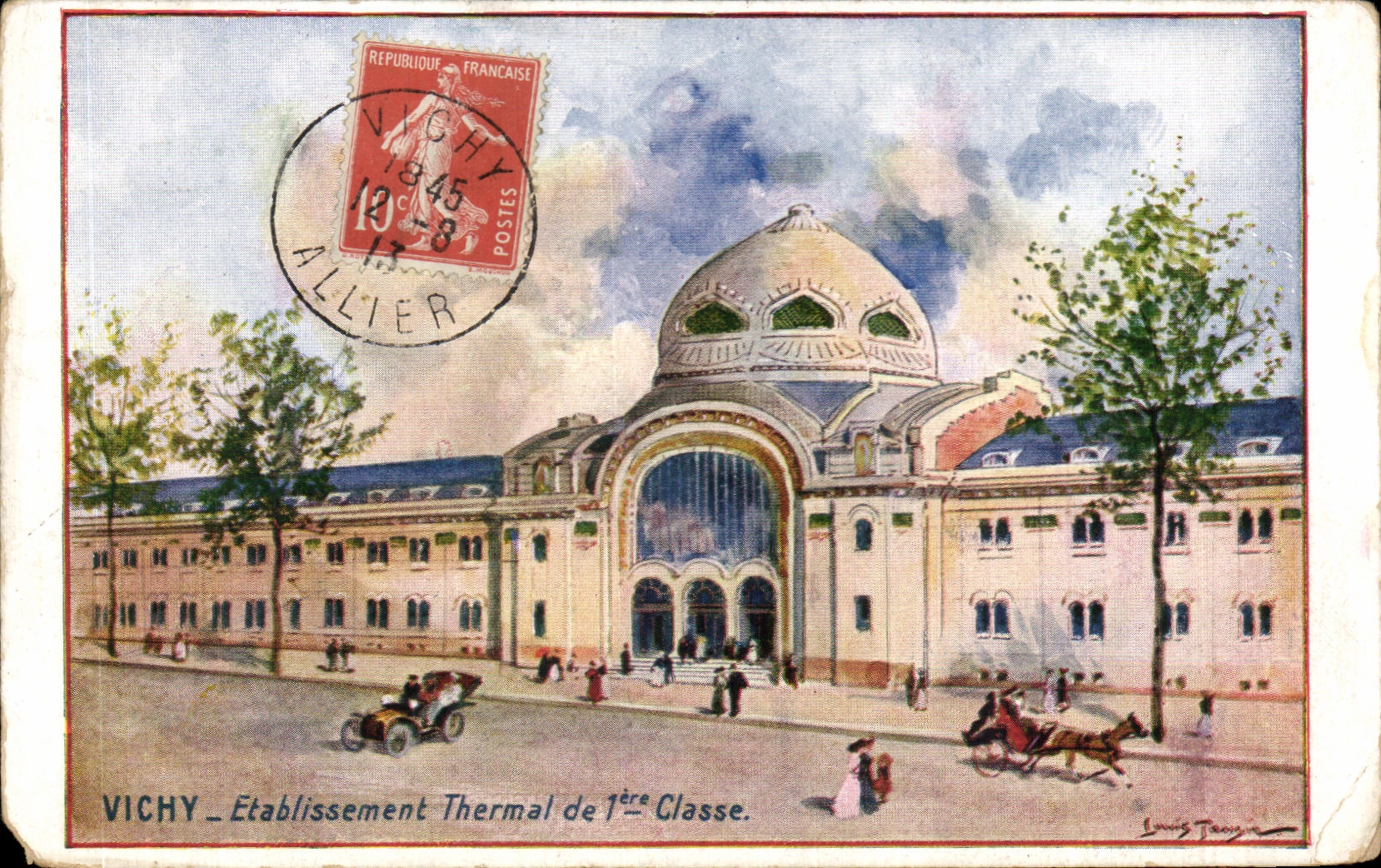 CPA Vichy Hydropathic establishment of era Classifies