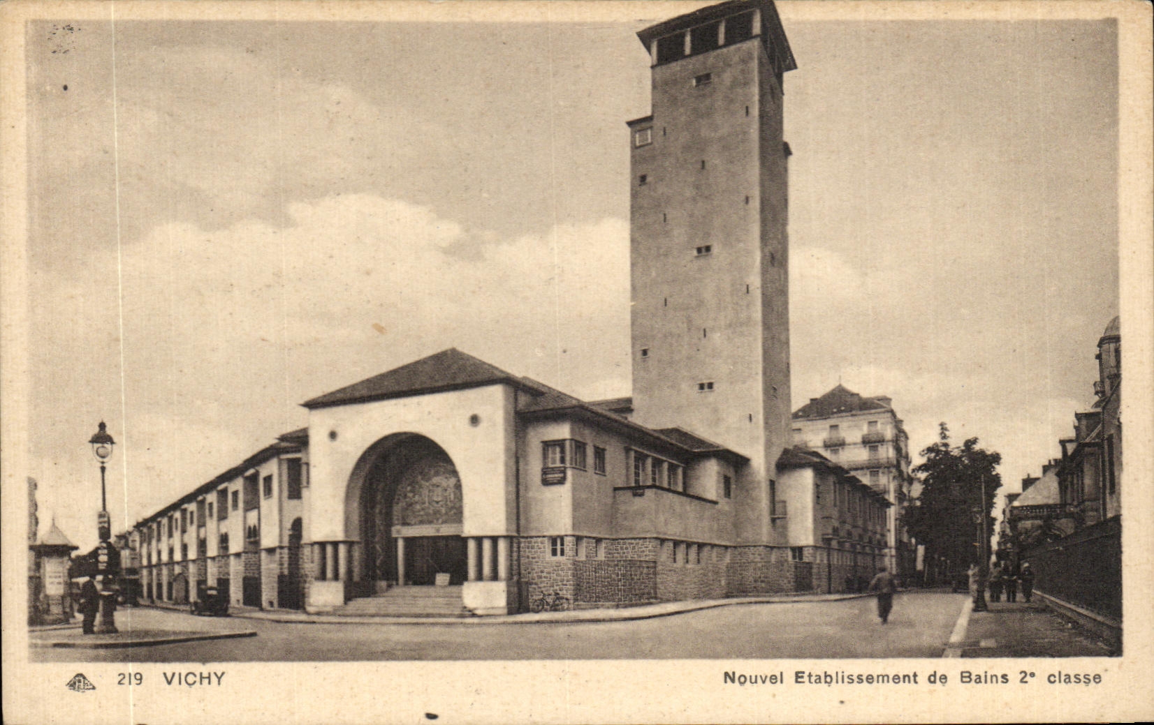 CPA Vichy New Establishment Baths 2nd Class