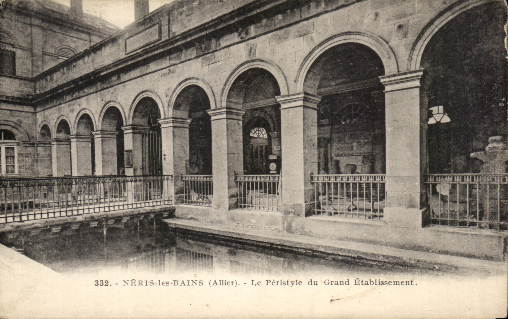 CPA Neris les Bains the Peristyle of the Great Establishment