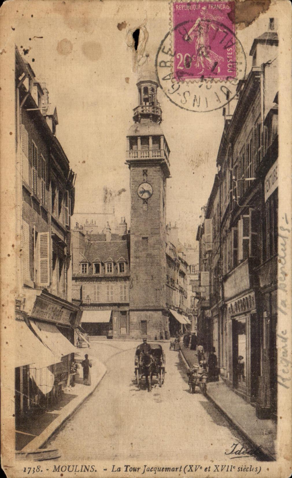 CPA Moulins the Jacquemart Tower