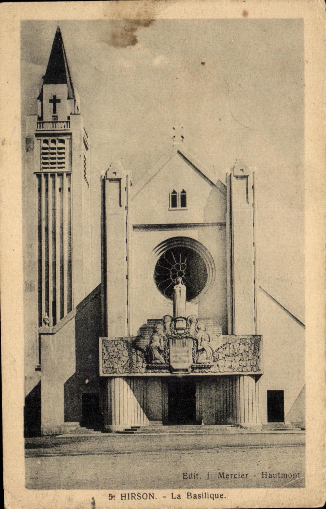 CPA Hirson the Basilica