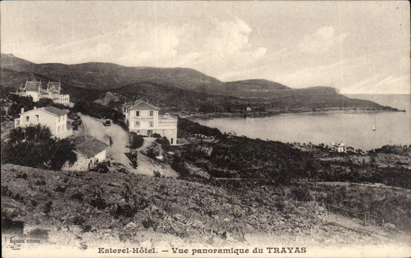 CPA Esterel Hotel Vue Panoramique du Trayas