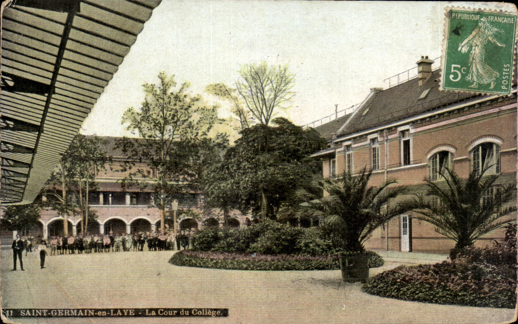 CPA Saint Germain en Laye La Cour du College Enfants