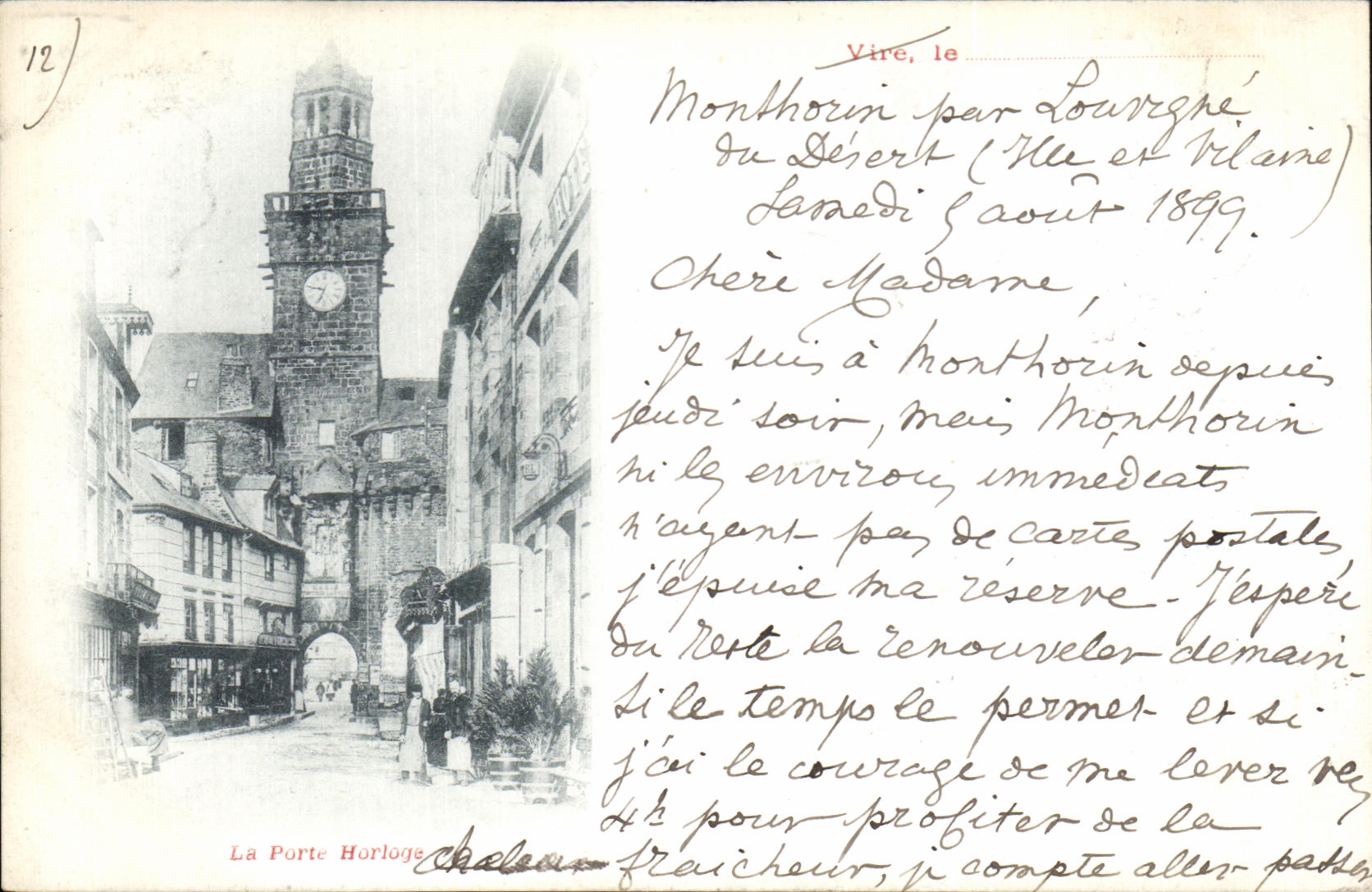 CPA Transfers the Gate Clock chart 1899