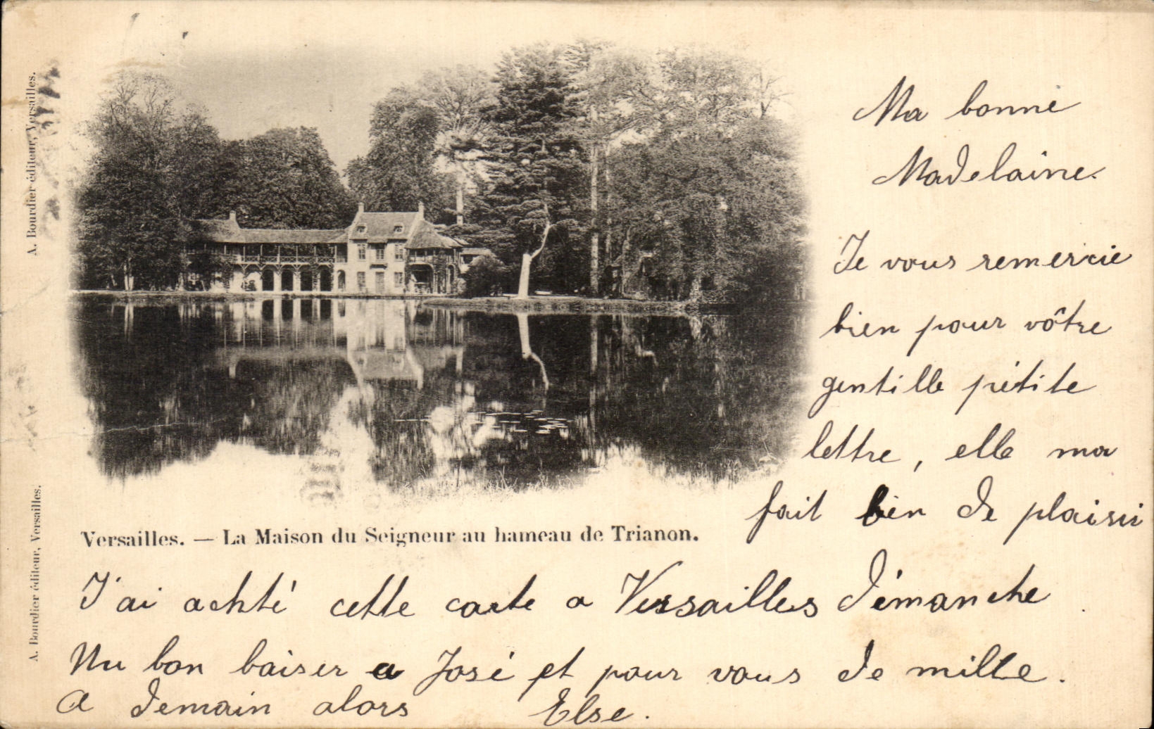 CPA Versalles la casa del senor a la aldea de la carta 1899 de Trianon