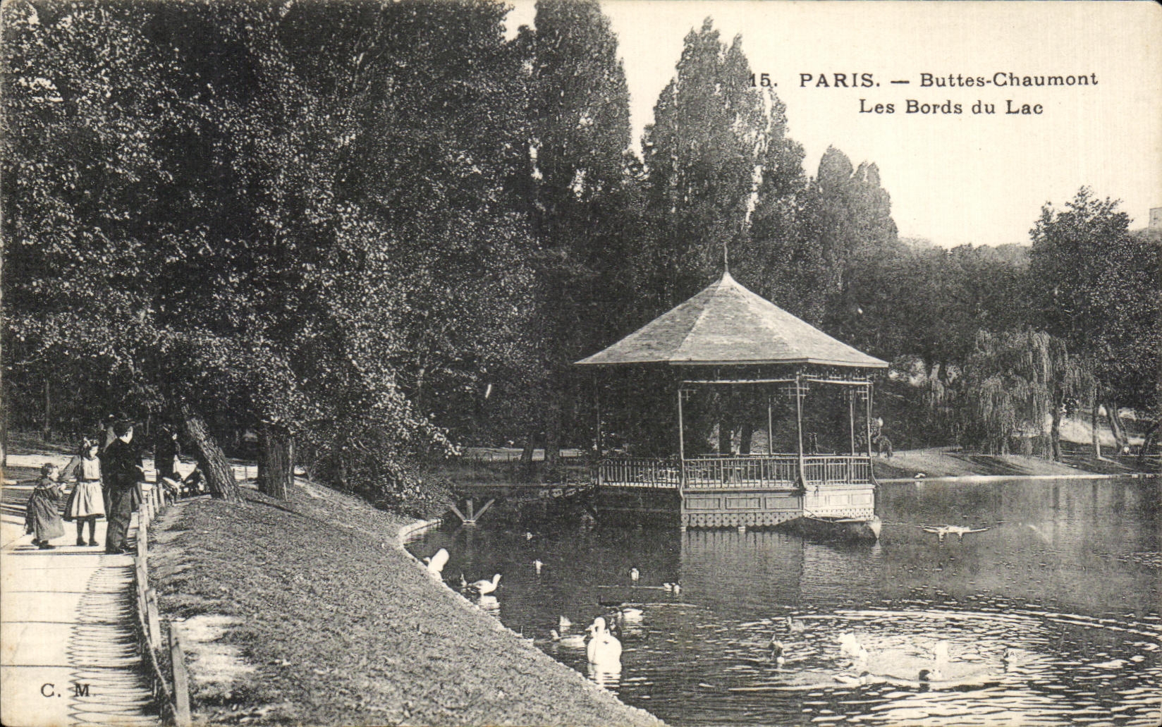 CPA Paris Chaumont Hillocks Edges of the Lake