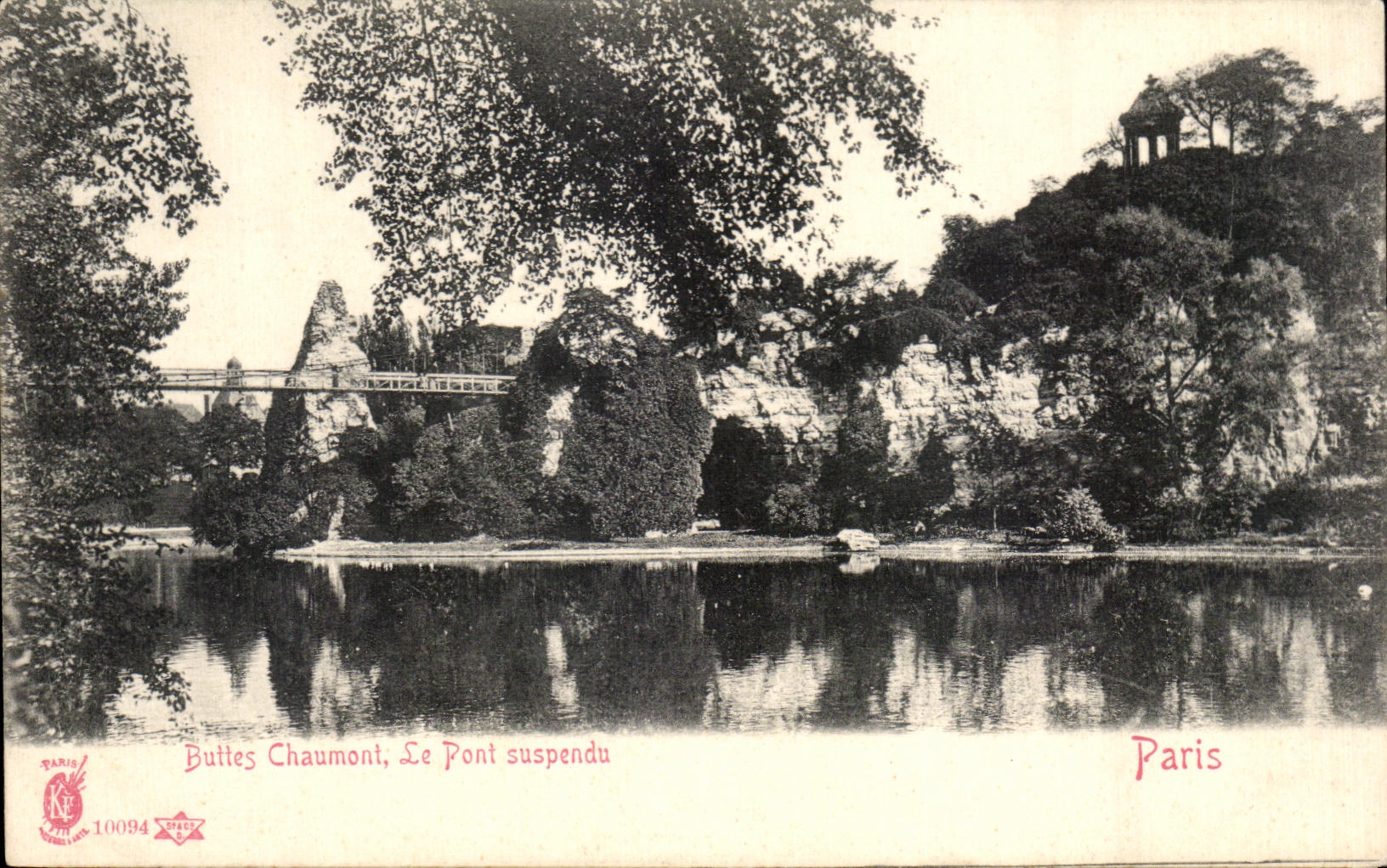 CPA Chaumont Hillocks the Paris Suspended bridge