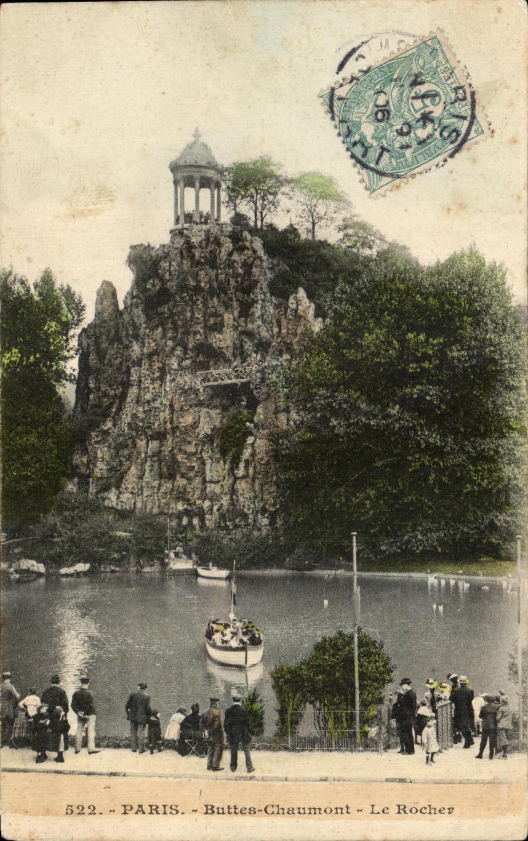 CPA Paris Chaumont Hillocks the Rock