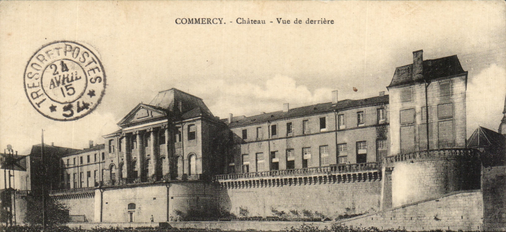 CPA Commercy Castle Seen of behind