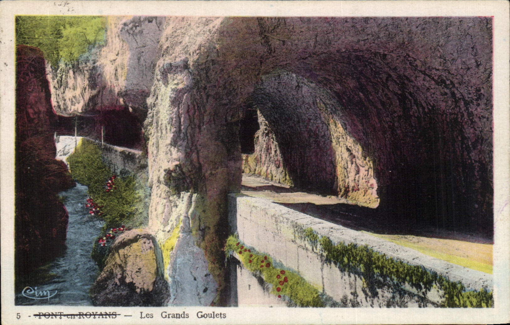 CPA the Great Narrow parts Bridge in Royans