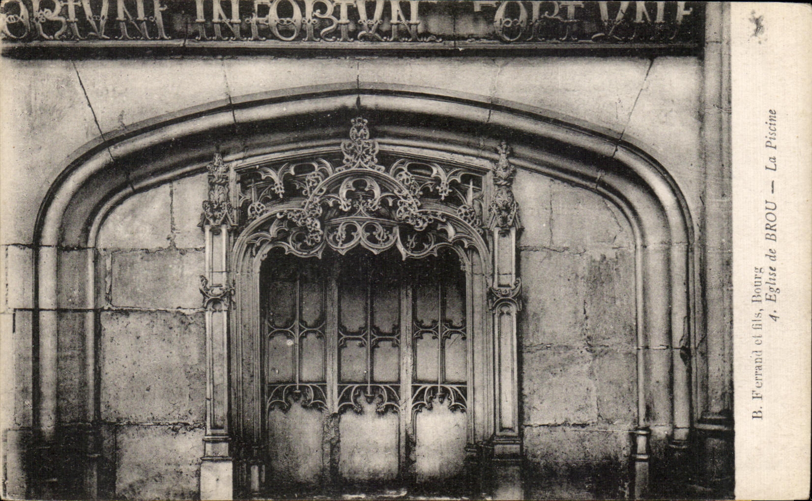 CPA Eglise de Brou La Piscine