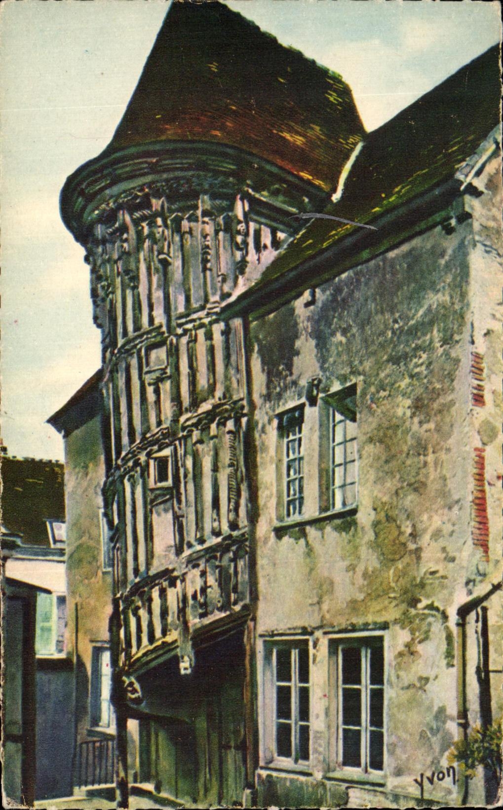 CPA Chartres Staircase of ls Reine Berthe