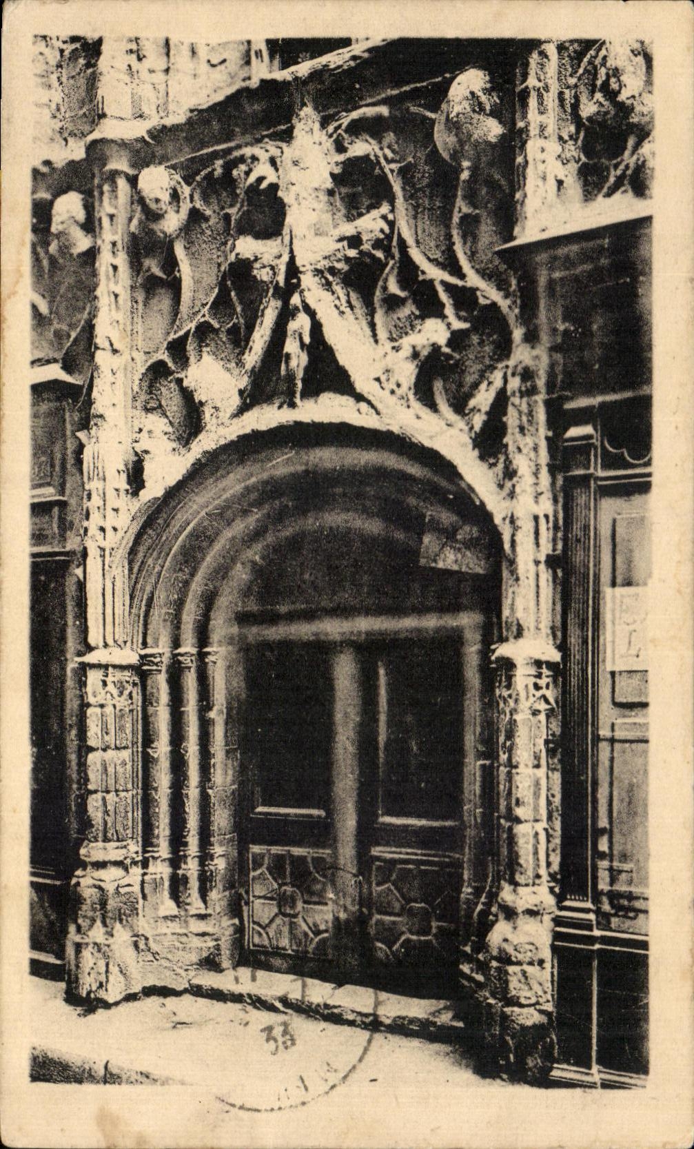 Puerta de la valencia de CPA de la casa de las cabezas