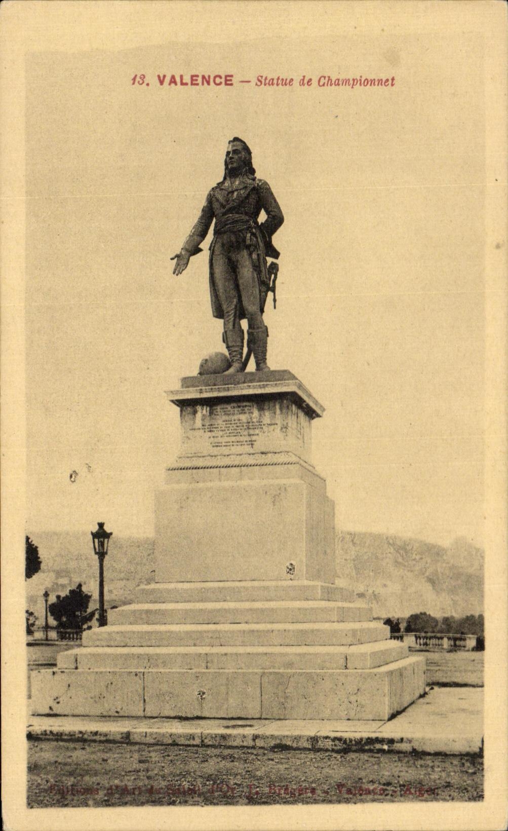 Estatua de la valencia de CPA de Championnet
