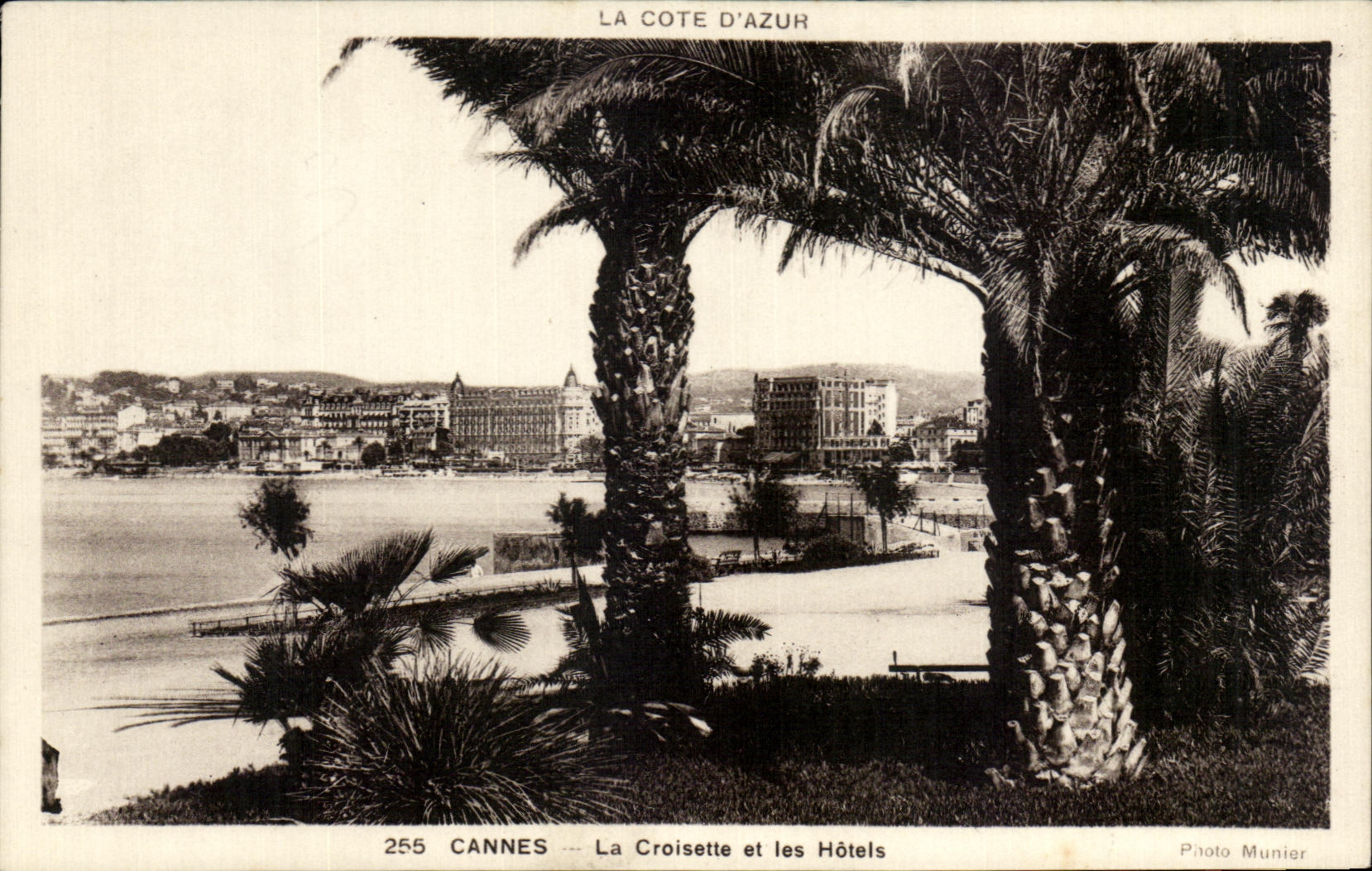 CPA Cannes the Small cross and Hotels