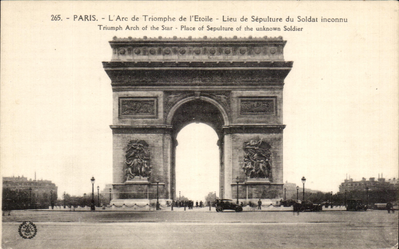 CPA Paris Arc De Triomphe de Etoile