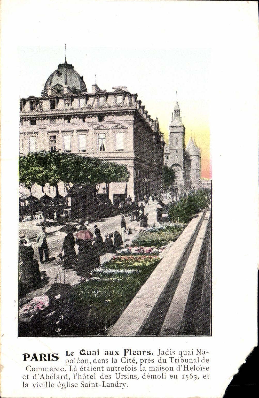 CPA Paris Le Quai aux Fleurs