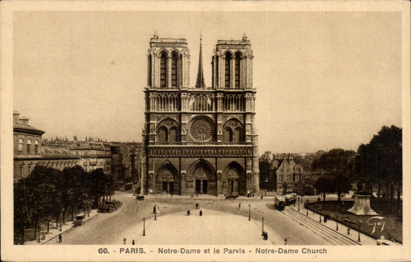 CPA Paris Notre Dame et le Paris