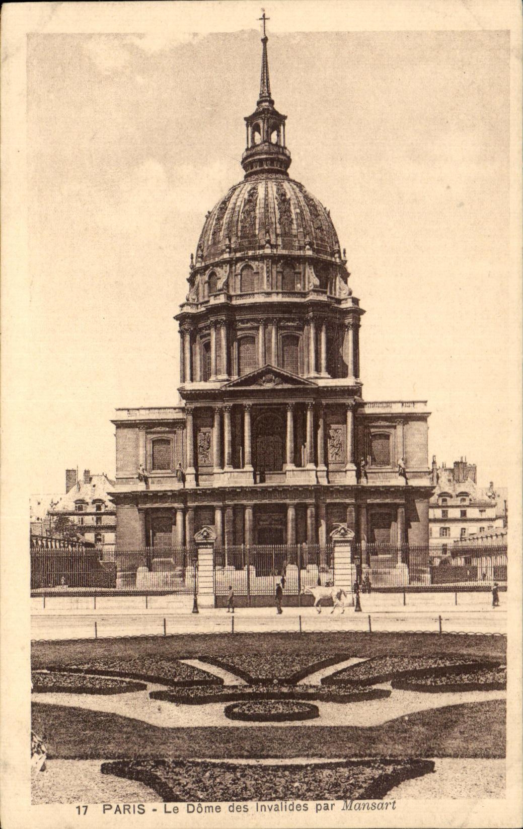 CPA Paris the Dome of Invalides by Mansart