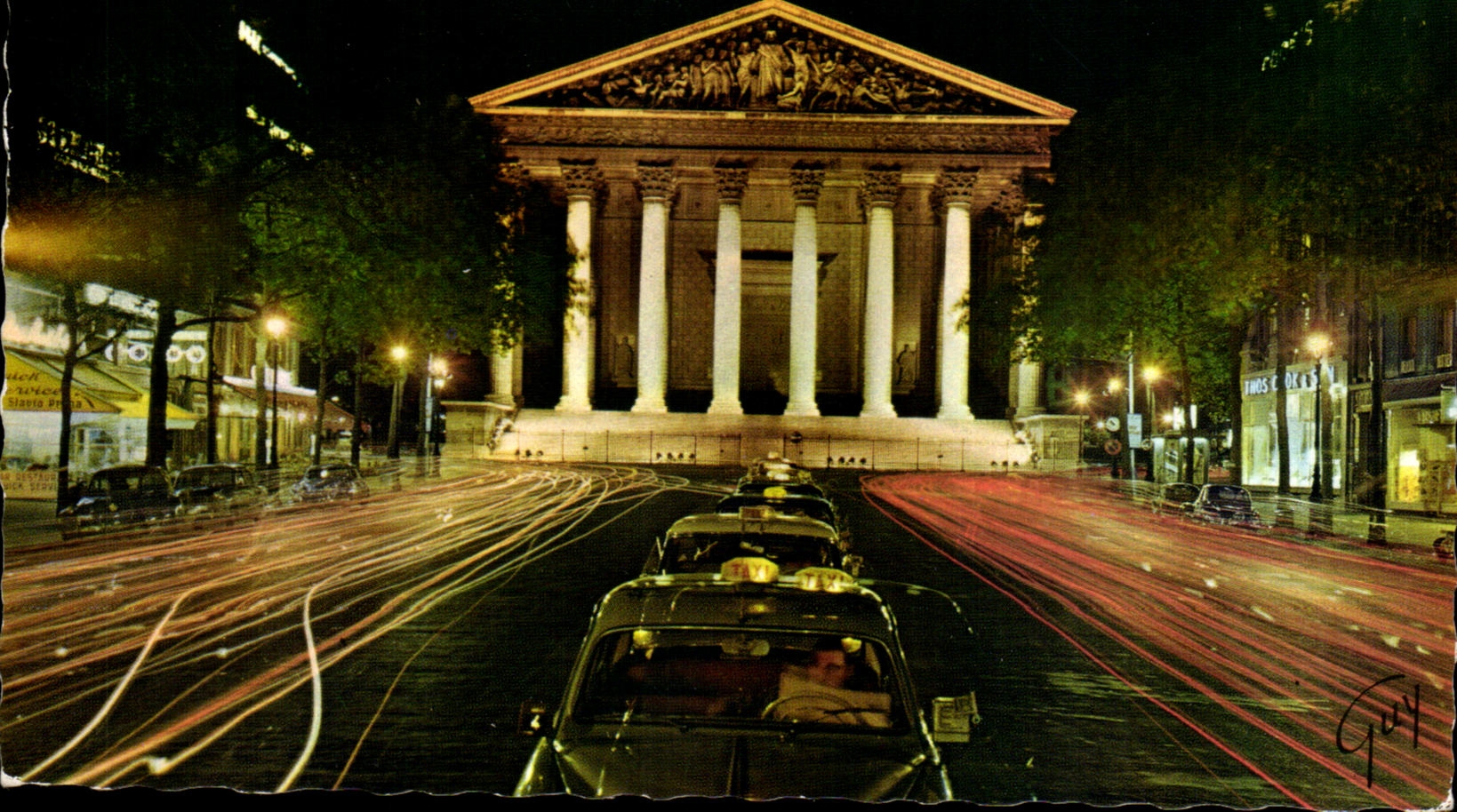 CPSM Paris and its Wonders the street Royal and church of the Madeleine