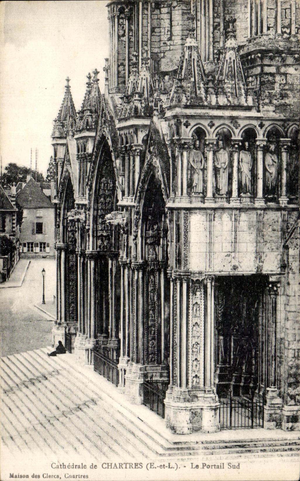 CPA Cathdrale de Chartres Le Portail Sud