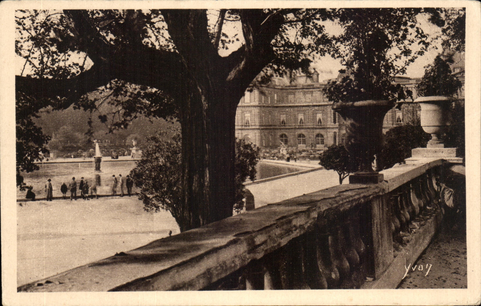CPA Paris Garden of Luxembourg Luxembourg Gardens