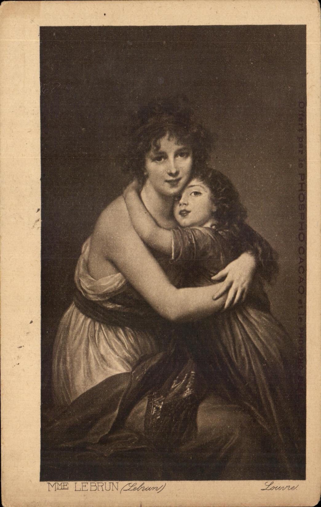 CPA Mme Lebrun Louvre