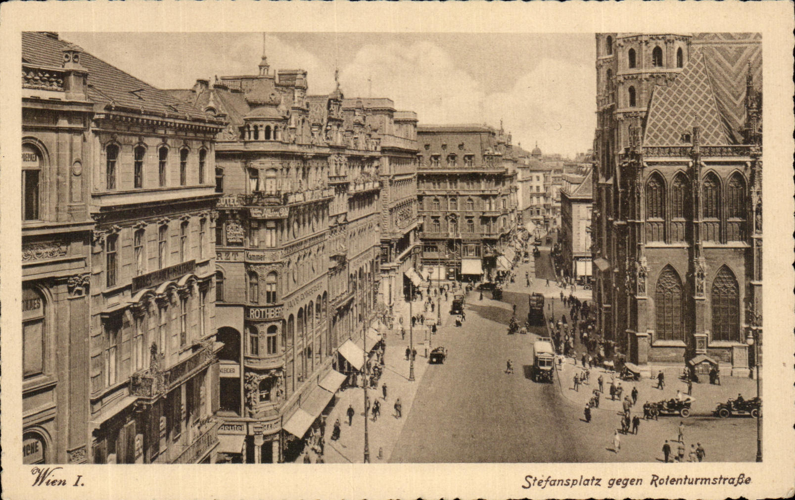 CPA Wien Stefansplatz gegen Rotenturmstrafe