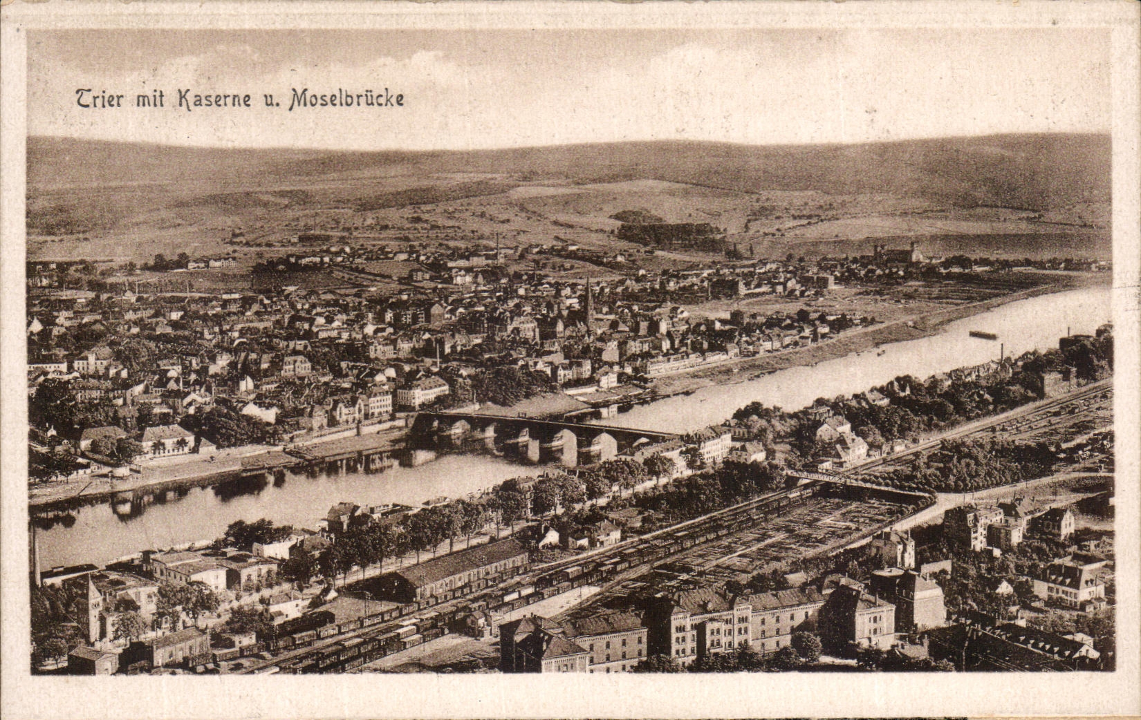 CPA Trier put Kaserne U Moselbrucke