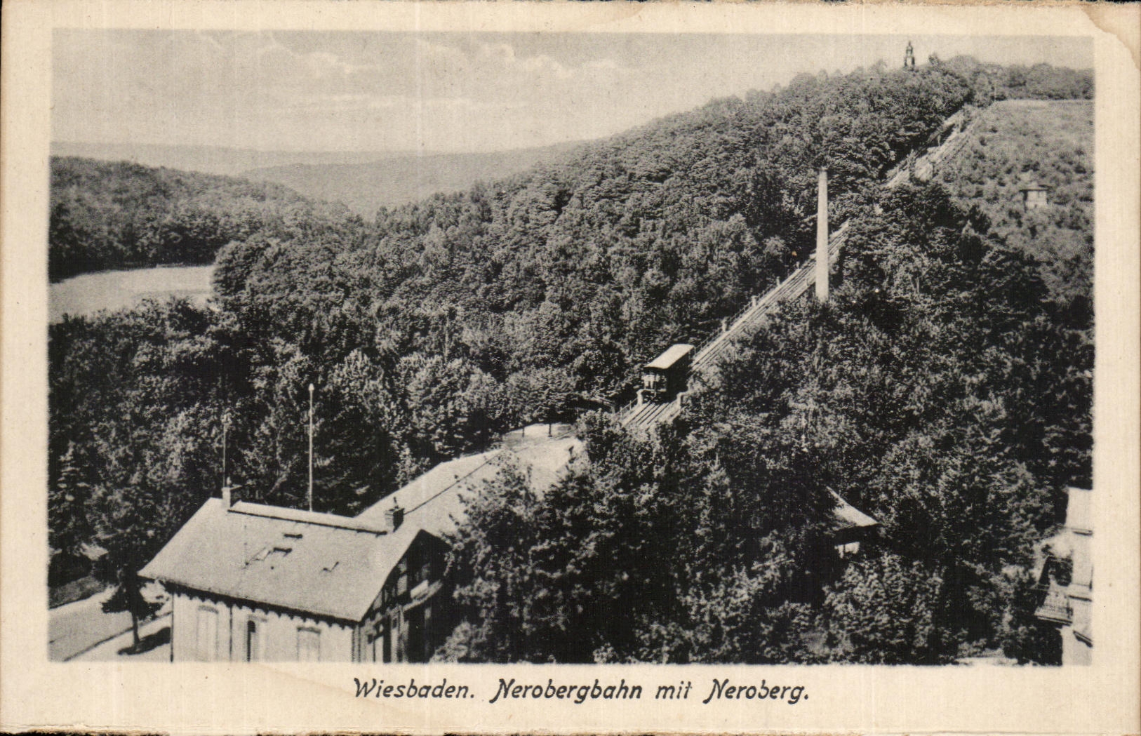 CPA Wiesbaden Nerobergbahn put Neroberg
