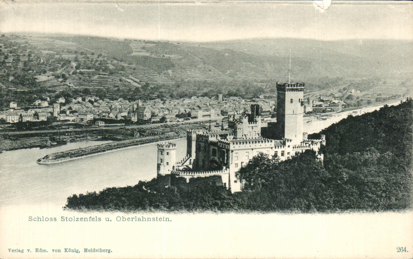 CPA Schloss Stolzenfels u Oberlahnstein