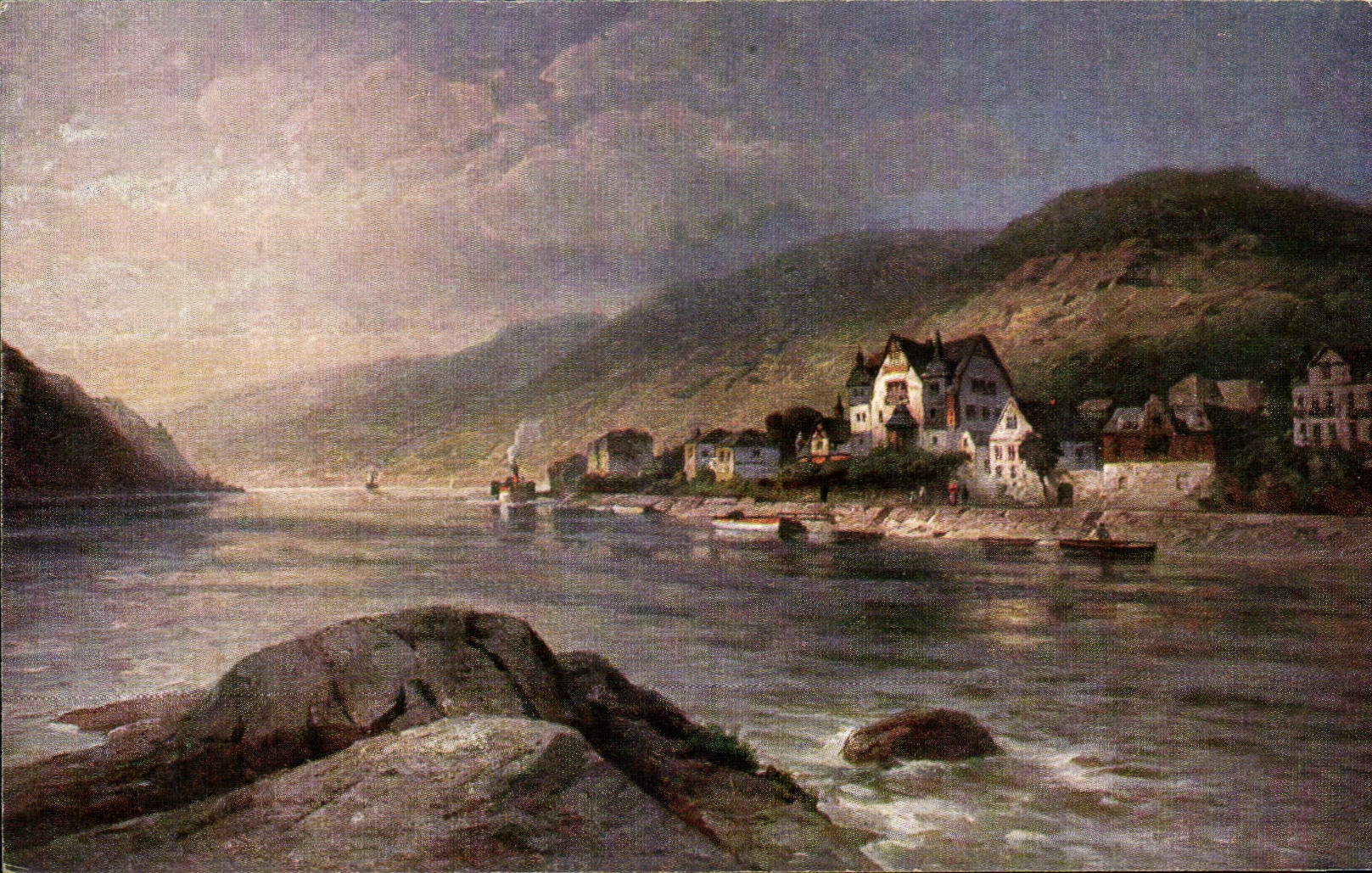 CPA Assmannshausen mit dem Kunstlerheim