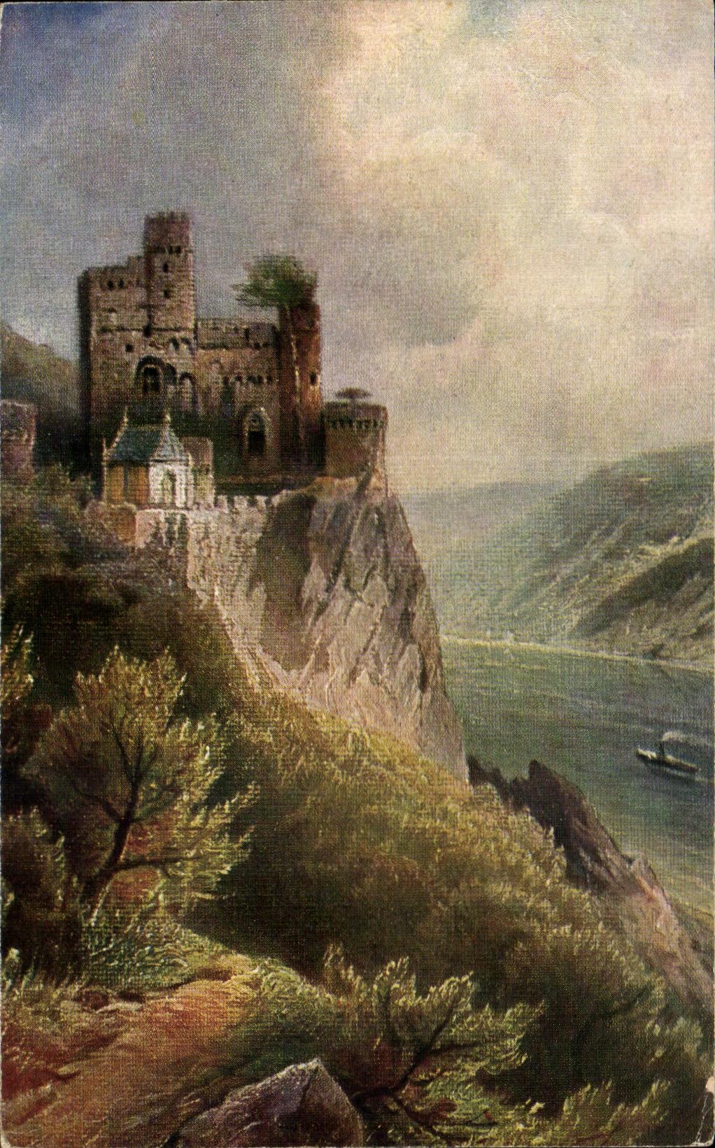 CPA Burg Rheinstein Ela Kleinod