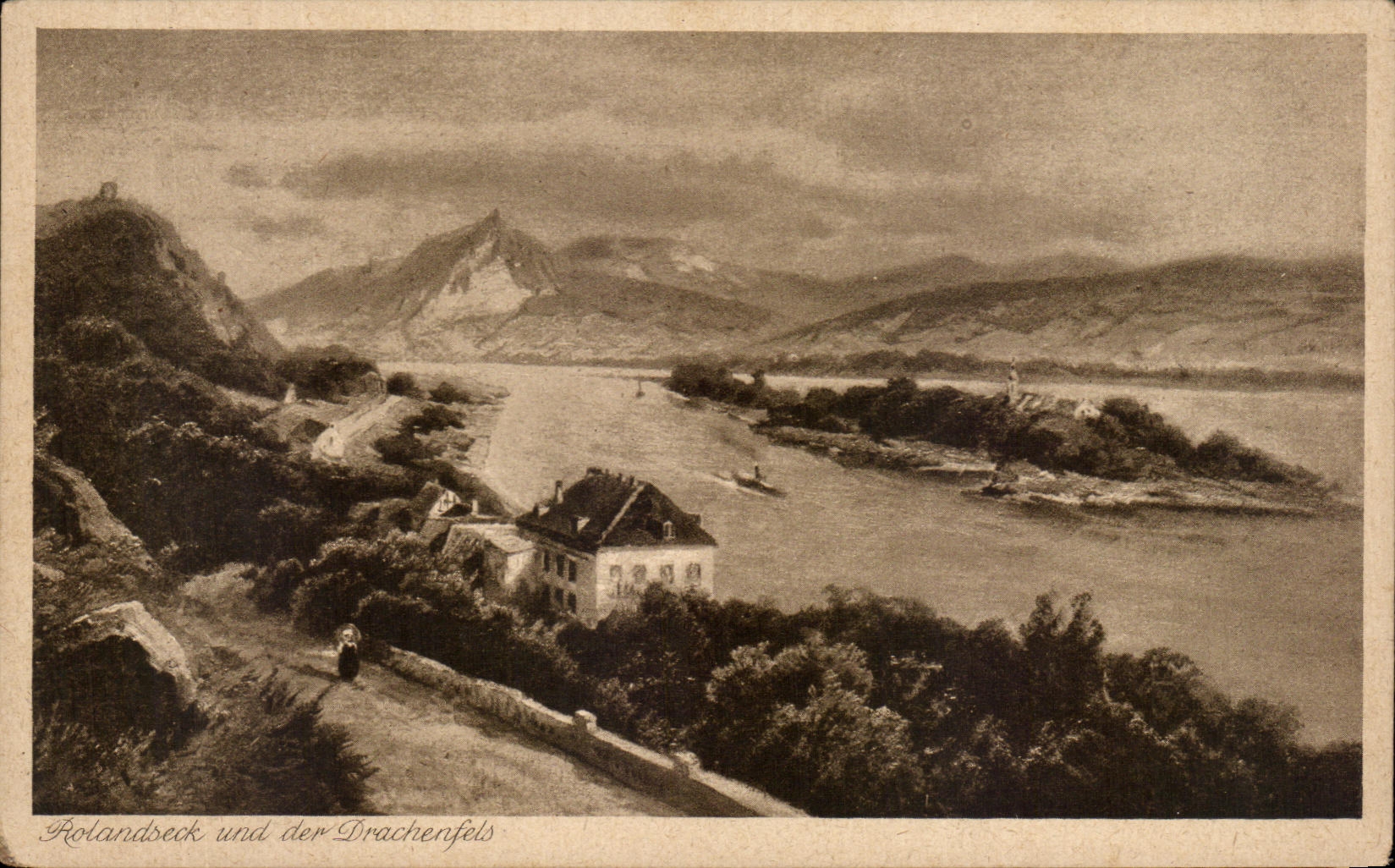 CPA Rolandseck und der Drackenfels