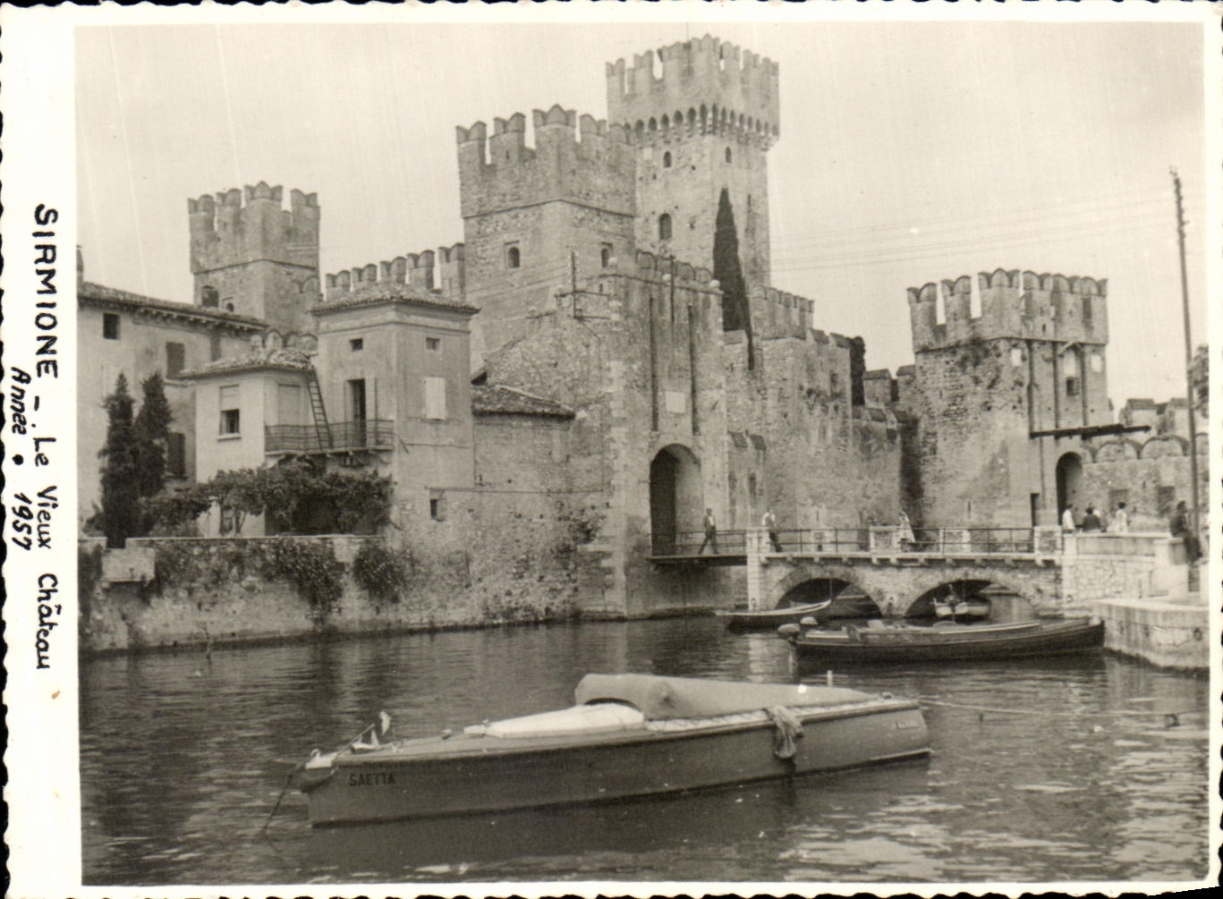 CPA Sirmione Le Vieux Chateau 1957
