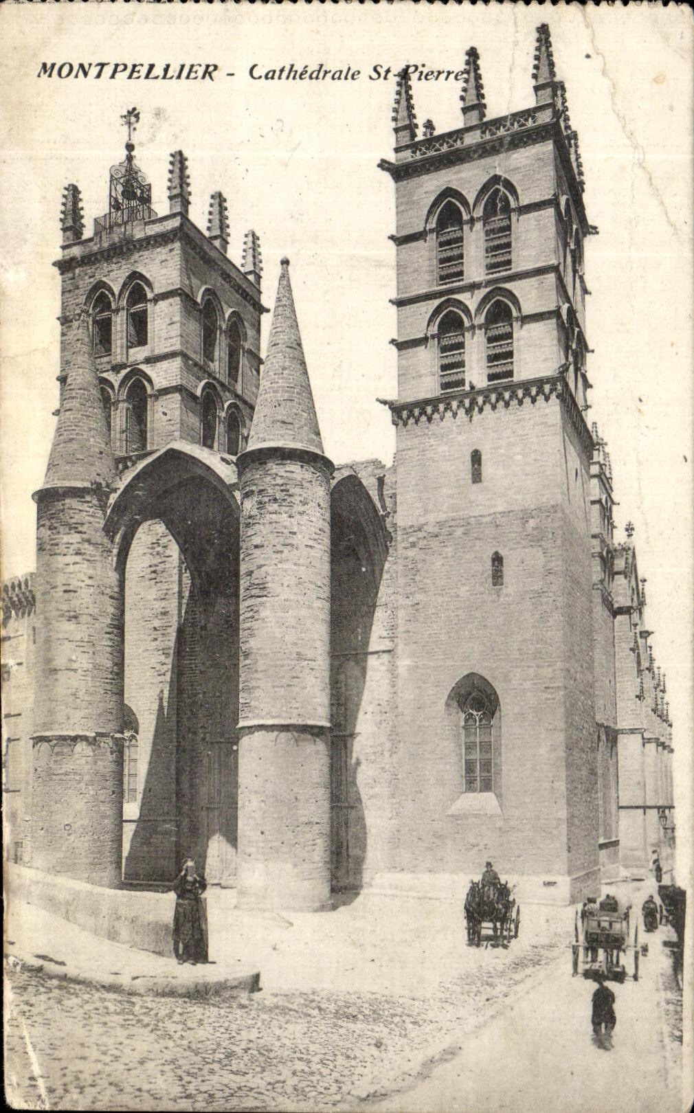 CPA Montpellier Cathedrale St Pierre