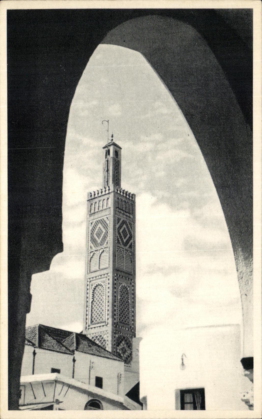 CPA Tanger Mosquee du Grand Socco Maroc 