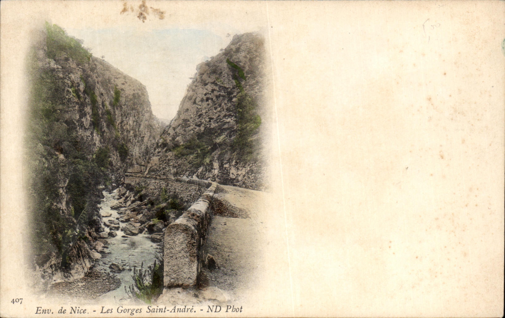 CPA ENV Niza del santo Andre de las caidas