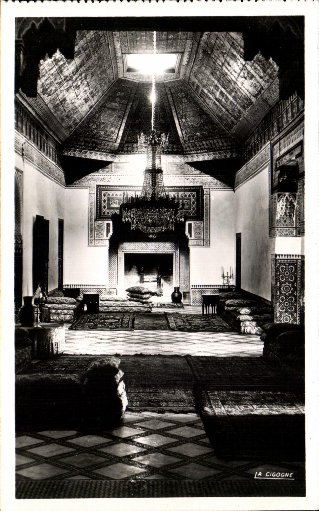 CPA Marrakech Palais de la bahie Salle des Gardes
