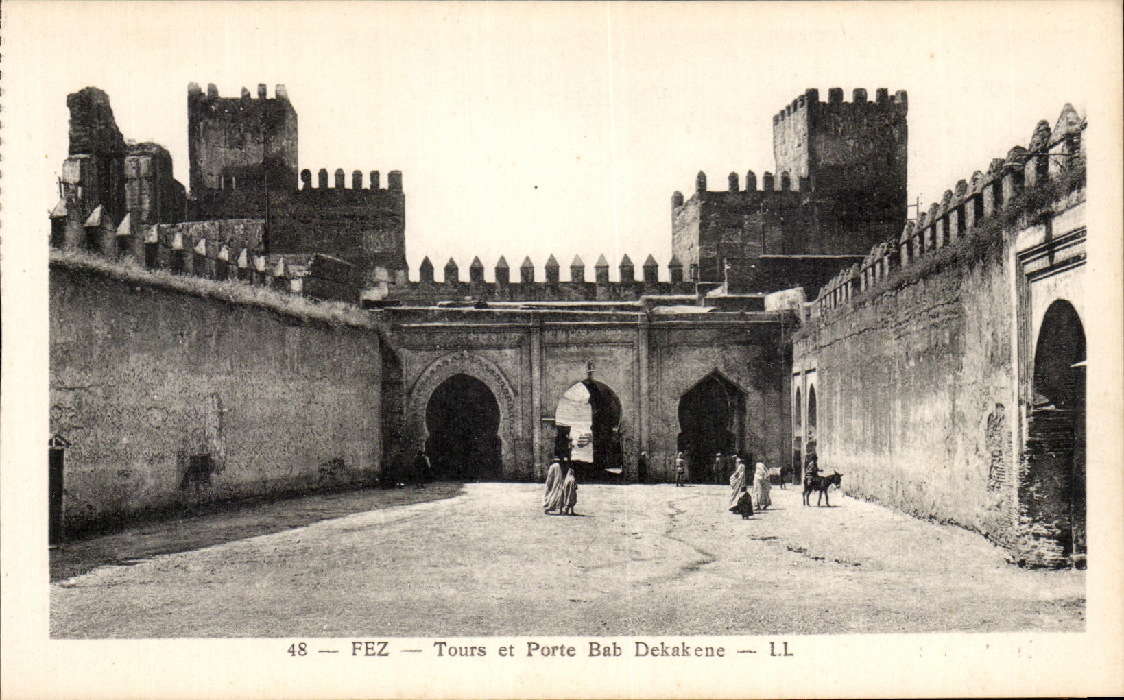 CPA Fez Tours and Gate Bab Dekakene