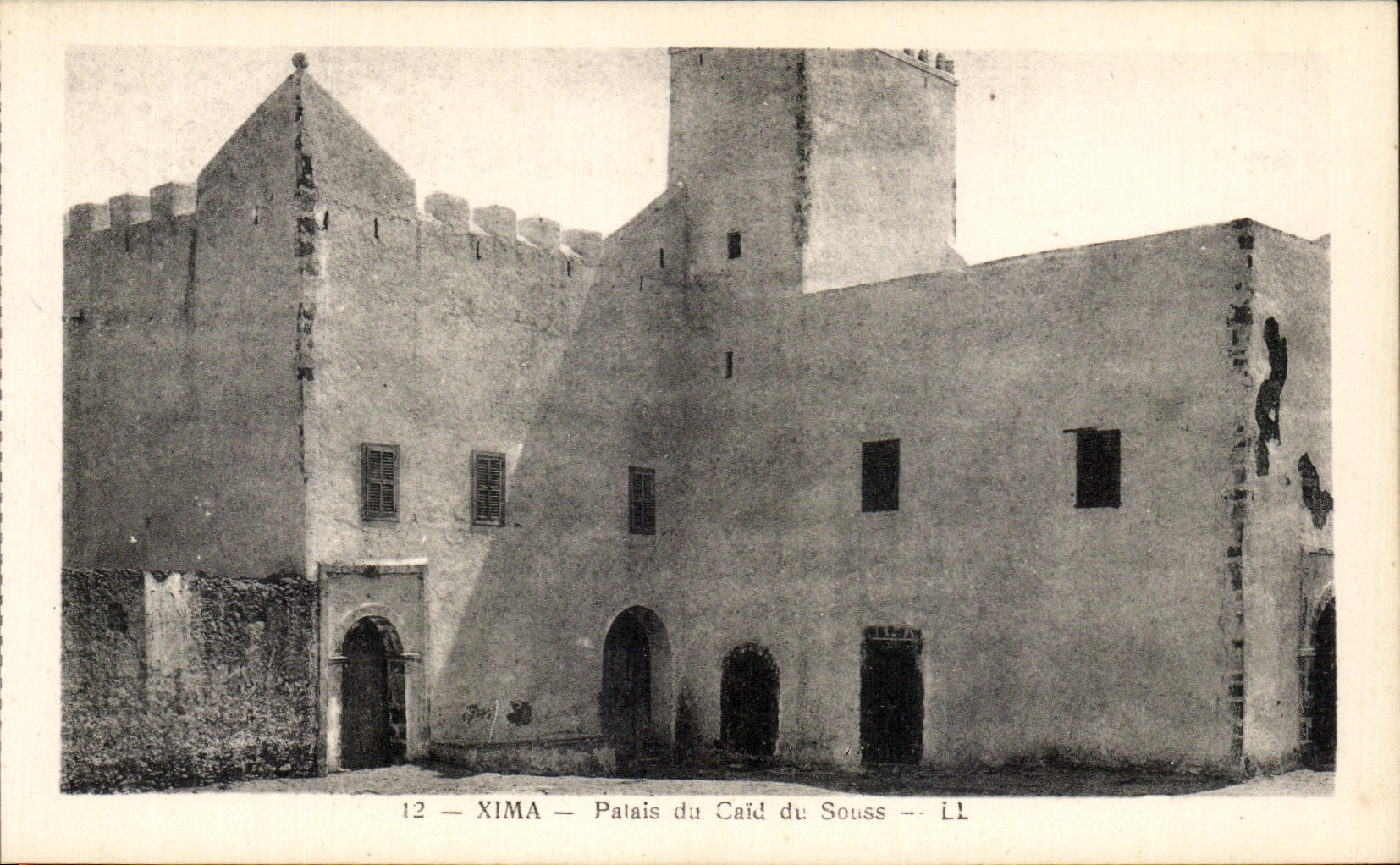 CPA Xima Palate of Caid of Under Morocco