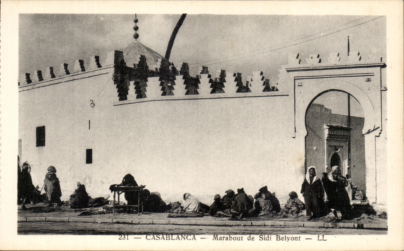 CPA Casablanca Marabout de Sidi Belyont Maroc