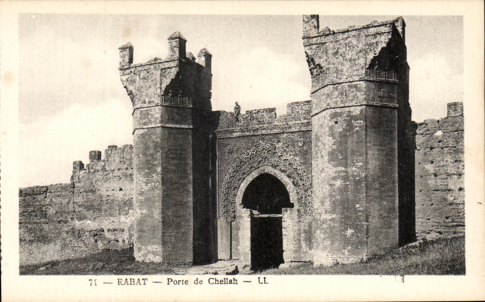 CPA Rabat Porte de Chelleh Maroc