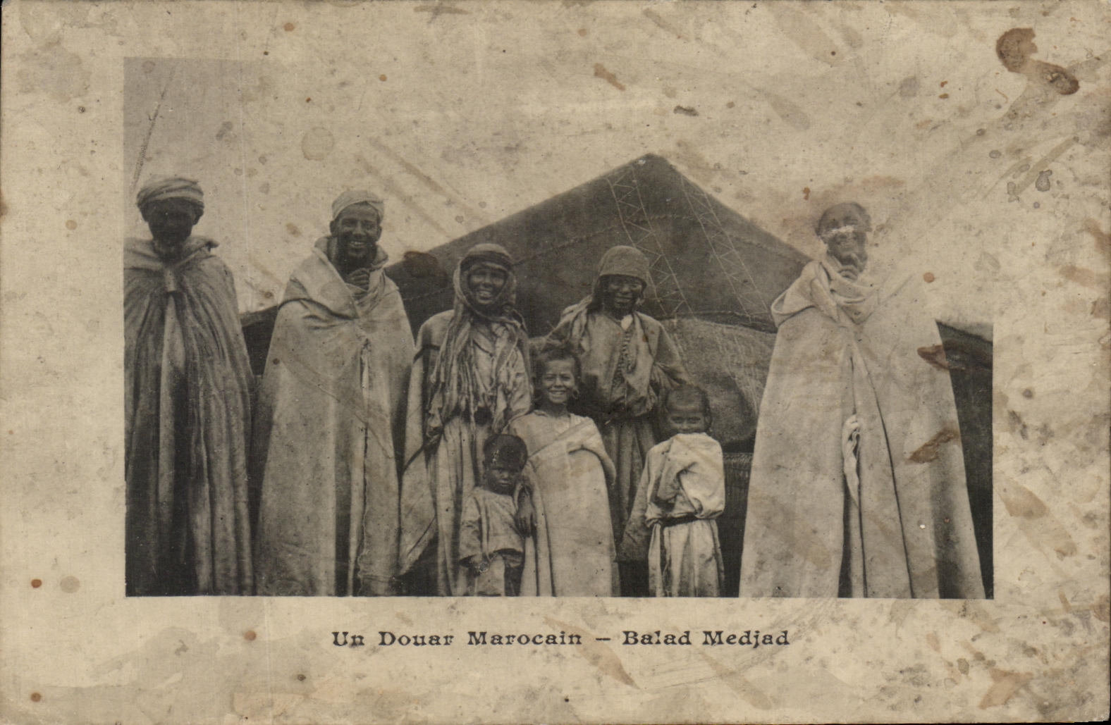 CPA Moroccan Douar Balad Medjad Morocco