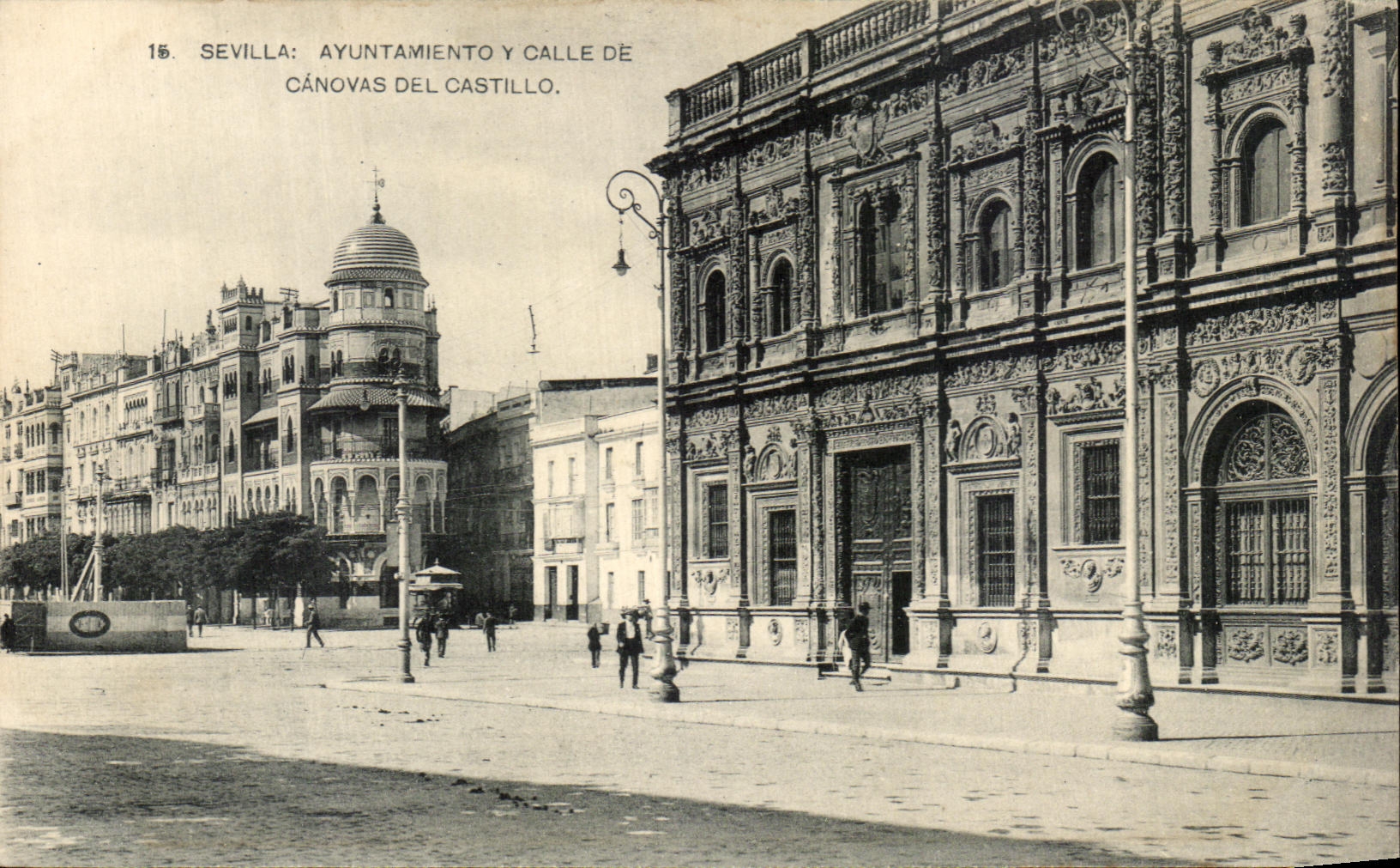 CPA Sevilla Ayuntamiento Fixes De Canovas Del Castillo