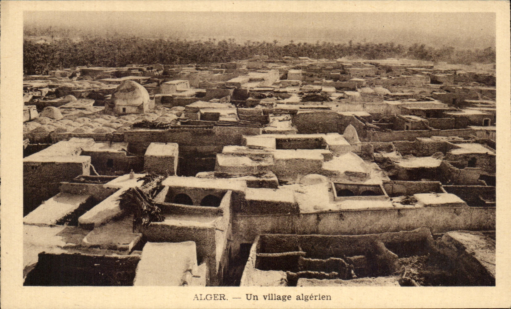 CPA Argel una aldea argelina